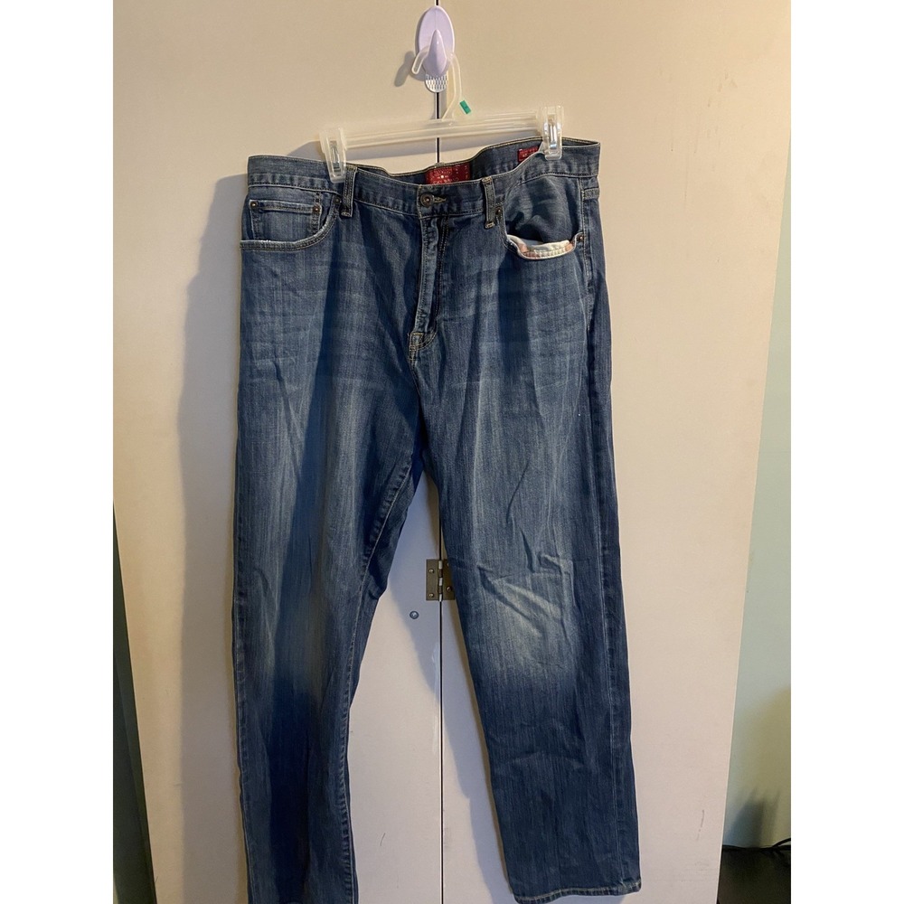 Lucky Brand 429 Classic Straight Jeans Mens 38x34 Blue Good Denim Pants